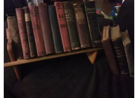 ALL 1800's Very Old Rare Antique Books With Display Shelf